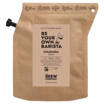 The brew company coffeebrewer koffie brouwset voor onderweg colombia biologisch