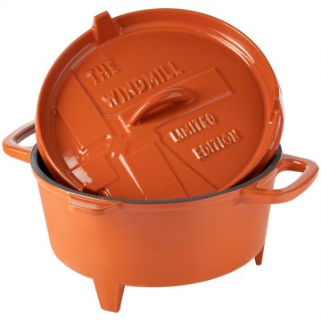 The windmill dutch oven  gietijzeren braadpan 45 qt limited edition geemailleerd 4