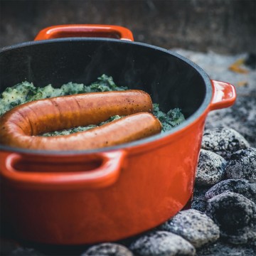 The windmill dutch oven  gietijzeren braadpan 45 qt limited edition geemailleerd 7