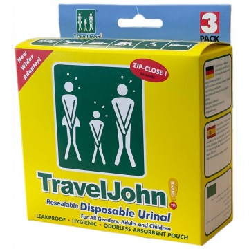 Traveljohn plaszakjes pet 3 stuks