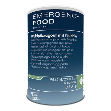 Trekn eat bospaddenstoelenragout met pasta in blik