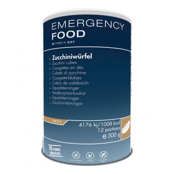 Trekn eat courgetteblokjes in blik