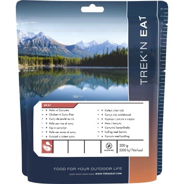 Trekn eat kip met kerrierijst