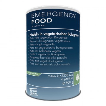 Trekn eat pasta met vegetarische bolognesesaus in blik