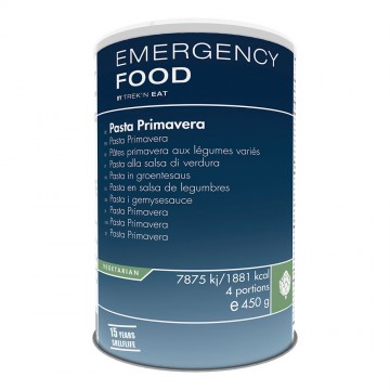 Trekn eat pasta primavera in blik