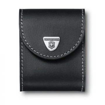 Victorinox belt pouch black leather riemetui voor swiss champ xxl
