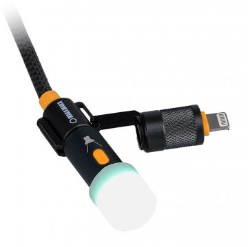 Wakawaka connect 5 in 1 usb kabel 60w met zaklampje 4