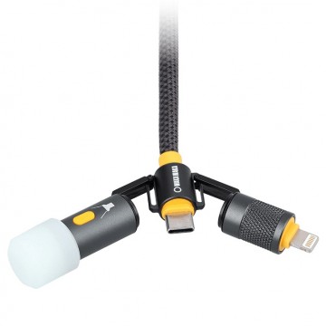 Wakawaka connect pro 5 in 1 usb kabel 240w met zaklampje 3