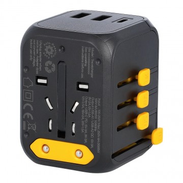 Wakawaka world travelcharger wereldstekker met usb c en usb a 2