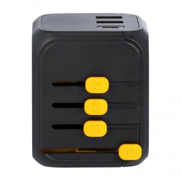 Wakawaka world travelcharger wereldstekker met usb c en usb a 3