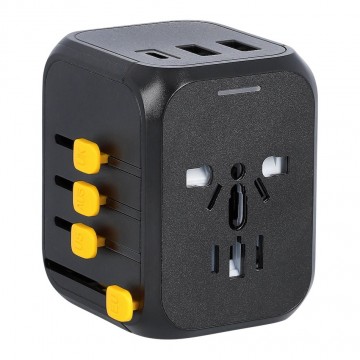 Wakawaka world travelcharger wereldstekker met usb c en usb a 4