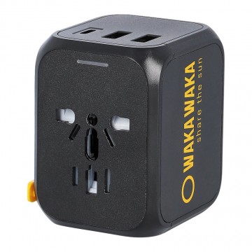 Wakawaka world travelcharger wereldstekker met usb c en usb a 5