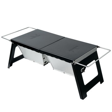 Winnerwell fastfold kampeertafel  houtskool barbecue 2