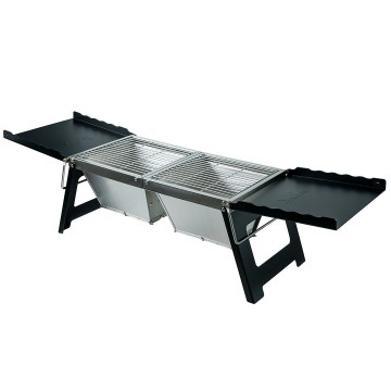 Winnerwell fastfold kampeertafel  houtskool barbecue