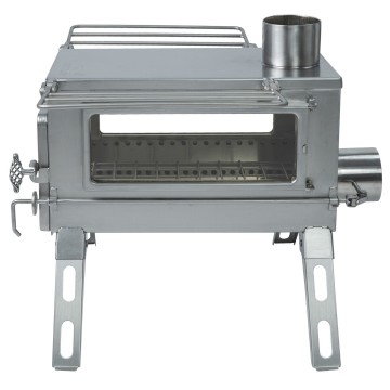 Winnerwell nomad plus double view camping stove rvs houtkachel met externe luchtaanvoer medium 2