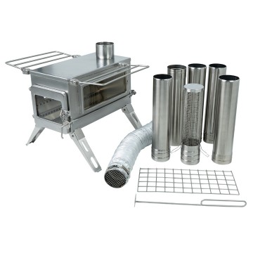 Winnerwell nomad plus double view camping stove rvs houtkachel met externe luchtaanvoer medium 4