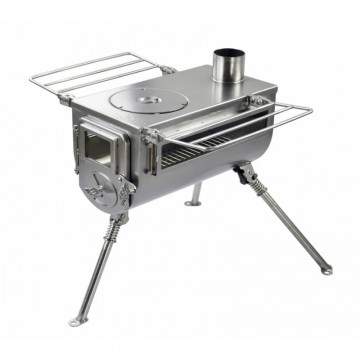 Winnerwell woodlander double view camping stove rvs houtkachel medium