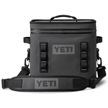 Yeti hopper flip 12 soft cooler koeltas charcoal grijs