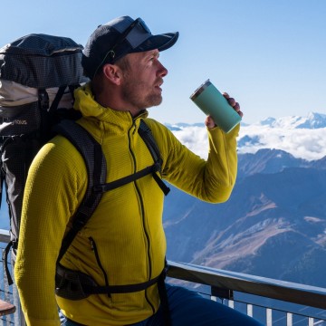 Yeti rambler 10 oz thermosbeker 296 ml seafoam lifestyle