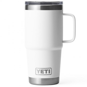 Yeti rambler 20 oz thermos reismok 591 ml wit