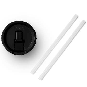 Yeti rambler 20 oz travel straw mug lid dop met rietje voor thermosfles