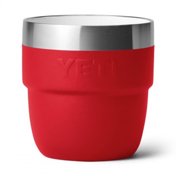 Yeti rambler 4 oz stapelbare kopjes 118 ml 2 stuks rescue red 3