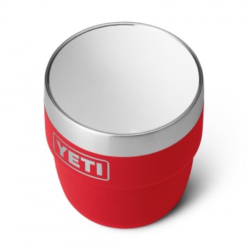 Yeti rambler 4 oz stapelbare kopjes 118 ml 2 stuks rescue red 4