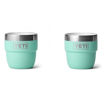 Yeti rambler 4 oz stapelbare kopjes 118 ml 2 stuks seafoam