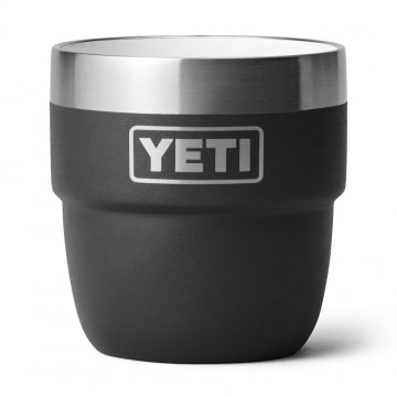 Yeti rambler 4 oz stapelbare kopjes 118 ml 2 stuks zwart 2