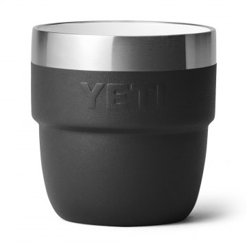 Yeti rambler 4 oz stapelbare kopjes 118 ml 2 stuks zwart 3