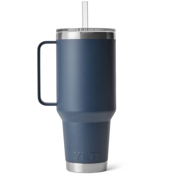 Yeti rambler 42 oz thermos reismok met rietjesdeksel 1242 ml navy 2