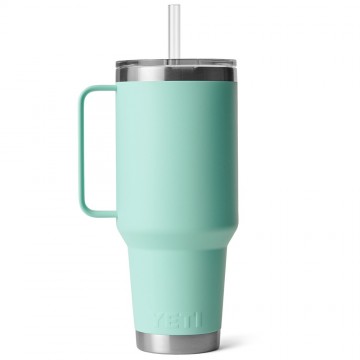Yeti rambler 42 oz thermos reismok met rietjesdeksel 1242 ml seafoam 2