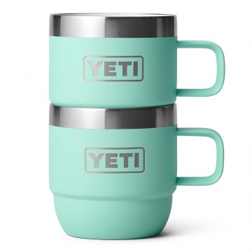 Yeti rambler 6 oz stapelbare mokken 177 ml 2 stuks seafoam 6
