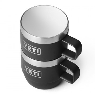 Yeti rambler 6 oz stapelbare mokken 177 ml 2 stuks zwart 5