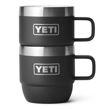 Yeti rambler 6 oz stapelbare mokken 177 ml 2 stuks zwart 6