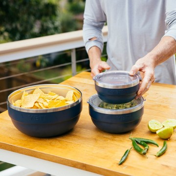 Yeti rambler bowl thermoskom met dubbelwandige vacuumisolatie navy lifestyle