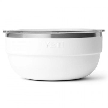 Yeti rambler bowl thermoskom met dubbelwandige vacuumisolatie wit large