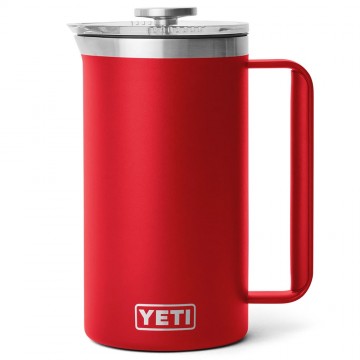 Yeti rambler french press cafetiere rescue red