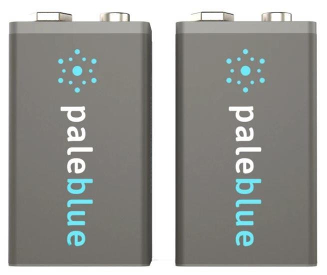 ritme Gedeeltelijk Nationale volkstelling Pale Blue Li-Ion oplaadbare 9V-batterijen (2 stuks) met oplaadkabel -  Prepshop.nl