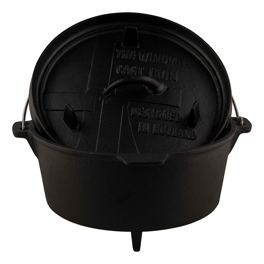 partitie focus Specialiseren The Windmill Dutch Oven / gietijzeren braadpan - Prepshop.nl